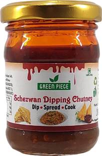 GREEN PIECE Schezwan Dipping Chutney Dip/Spread/Cook Chutney Paste