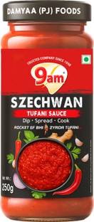 9am Szechwan Tufani Sauce | Hot & Spicy Dip | Chutney Paste