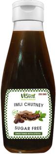 Vistevia Imli Chutney DIabetic & Keto Friendly Sweetened with Stevia Tastes Delicious Chutney Paste