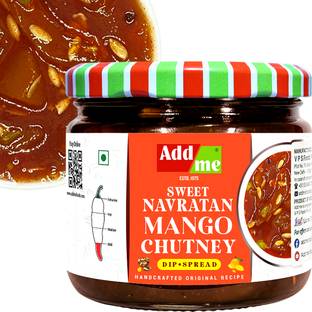 Add me Navratan Sweet Mango Pickle with Dry Fruits aam ka achar meetha chutney Chutney Granules