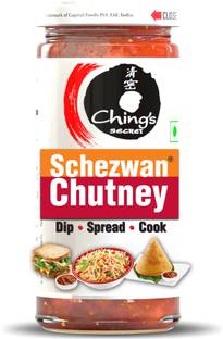 Ching's Secret Schezwan Chutney, Spicy & Tangy, Dip, Spread, Cook, Chutney Paste