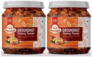 SPICE RUSH Groundnut Chutney Powder–100% Vegan|Traditional North Karnataka's Famous Chutney Chutney Powder
