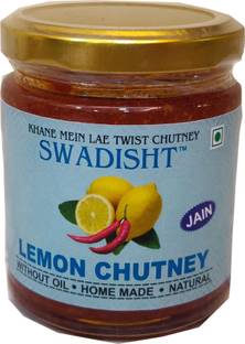 SWADISHT Lemon Chutney (Pack of 1, 220 gm) Chutney Paste