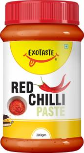 EXOTASTE Red Chilli Paste, Ready to Cook & to Instantly Add Spiciness to Your Meals Chutney Paste