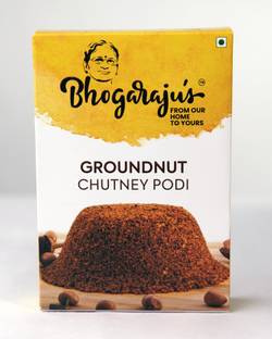 Bhogarajus Healthy & Tasty Ready to Eat Groundnut Chutney Pudi 100g Chutney Powder