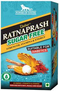 Dabur Ratnaprash For Strength Stamina & Energy Sugarfree Suitable for Diabetics 450Gm