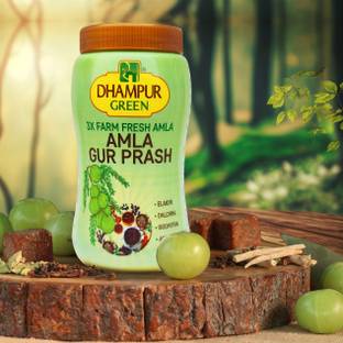 DHAMPUR GREEN 3x Farm Fresh Amla Gur Prash