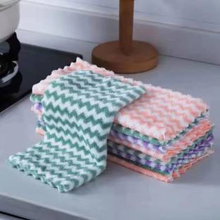 XieXie microfiber solid5 Wet and Dry Microfiber, Cotton Cleaning Cloth