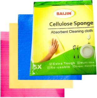 Magicel Wipe Reusable Kitchen Cleaning Sponge Wet and Dry Sponge Cleaning Cloth