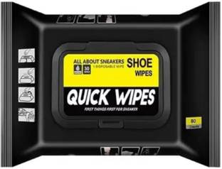 mangalmurti 80 Pcs Shoes Sneaker Wipes Cleaner Travel Portable Dirt,Shoes Stain Remover Wet Cotton Cleaning Cloth