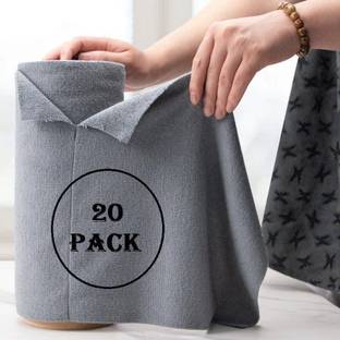 Szorviq Microfibre Cleaning Cloth Roll 25x25cm Reusable Multipurpose Cleaning Wipes Wet and Dry Microf...