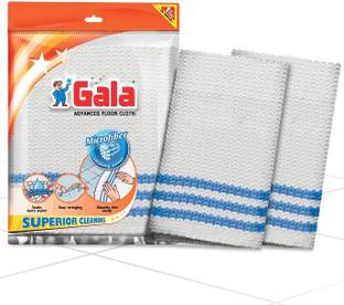 GALA Gala Microfiber Advance Car/Floor Cleaning Multipurpose Cloth - Pack of 2 Wet and Dry Microfibre Cleaning Cloth