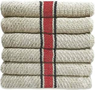 BY LOOK Highly Absorbent & Lint-Free Cotton Floor Cleaning (Pocha)Pack 4 Size 24x24 Inch Wet and Dry Cotton Cleaning Cloth