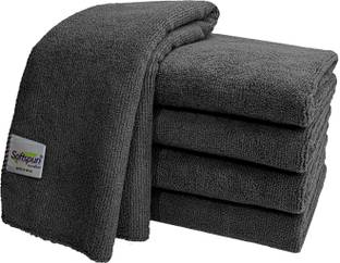 SOFTSPUN SOFTSPUN Microfiber 40x40cms 340gsm 5pc grey Cloth (5 Units) Dry Microfiber Cleaning Cloth