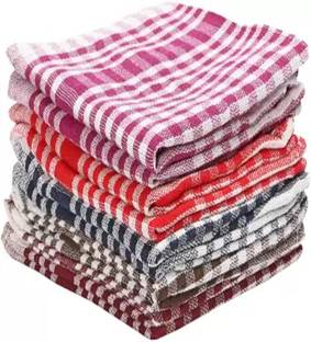 Manu Hut Light Weight Kitchen Napkins,Chapati Napkin, Duster Cleaner. Wet and Dry Cotton Cleaning Cloth