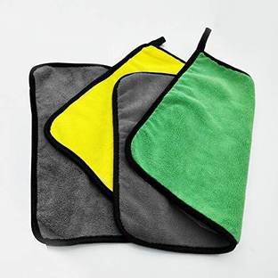 Neeteck Microfiber Cleaning Cloth 800 GSM for Car & Motorbike Clinging Car Cleaning Towel_2 Vehicle Interior Cleaner