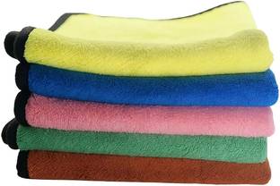 AKH69 Heavy Microfiber Cloth for Car Cleaning and Detailing, Double Sided,600 GSM Wet and Dry Microfiber Cleaning Cloth