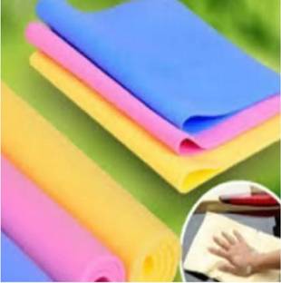 QinPin All purpose cleaning cloth for Washroom clean, glass window, car cleaning 1 Pc Wet and Dry Microfiber Cleaning Cloth