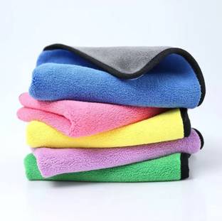 Bestrix 4 PC MULTICOLOUR MICROFIBER Wet and Dry Microfiber Cleaning Cloth