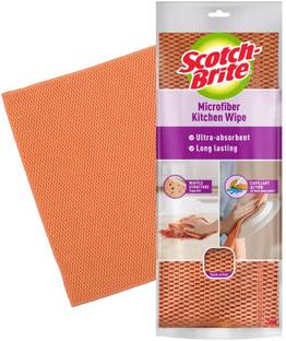 Scotch-Brite Microfiber Kitchen Wipe Wet and Dry Microfiber Cleaning Cloth