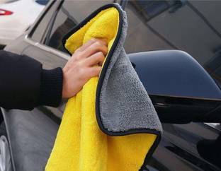 AM Creations Pack of 3 Lint Dual Sided Vehicle, Glass & floor Cleaning Cloth AC2.262 Wet and Dry Microfiber Cleaning Cloth