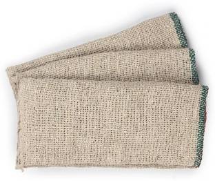 Bharat packers 30x30 Big Size Cotton Floor Mop Cloth pack of 02 Wet and Dry Cotton Cleaning Cloth