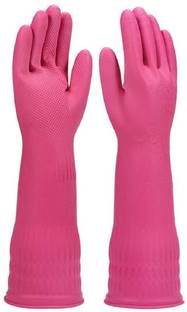 Eopzo Reusable Household Gloves, Kitchen Gloves, Long Sleeve Wet and Dry Glove Set