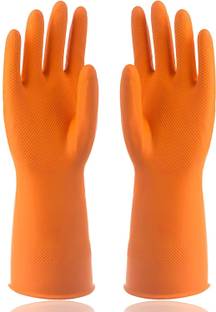 Padchaaya 1 Pair Dishwashing Cleaning Gloves Reusable Kitchen, Household & Industrial Wet and Dry Glove