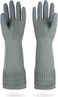 HM EVOTEK Long Sleeve Gloves for Washing Dish, Bathroom, Laundry, Pet Care,Garden Work_52 Wet and Dry Glove Set