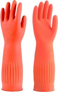 STYLERA Long Slevees Rubber Washable Reusable Farming Agricular Garden Wet and Dry Disposable Glove
