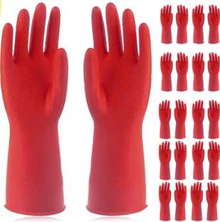 STYLERA 10Pairs Multipurpose Heavy-duty Reusable Gardening Kitchen Dish washing Cleaning Wet and Dry Glove Set