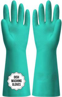 F8WARES 15 Inch long Reusable Gloves for Washing Utensils / Hand Gloves for Dish Washing Wet and Dry Glove