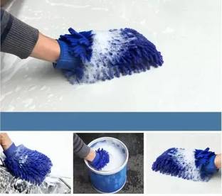 BSVR Premium Microfiber Gloves Double Sided Cleaning Glove Home Office Kitchen 125 Wet and Dry Duster