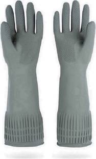 HM EVOTEK Long Sleeve Gloves for Washing Dish, Bathroom, Laundry, Pet Care,Garden Work_12 Wet and Dry Glove Set