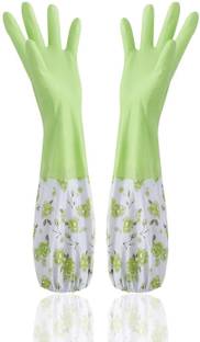 RBGIIT Cleaning Glove For Bathroom Kitchen Toilet Home Garden Dish Cloth Car Washing Wet and Dry Disposable Glove Set