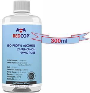 REDCOP Isopropyl 99.9% Pure Rubbing Alcohol [(CH3)2-CH-OH] for Computers, Gaming, Laptops, Mobiles