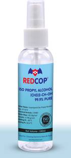 REDCOP Isopropyl Alcohol 99.9% Pure Rubbing Alcohol [(CH3)2-CH-OH] for Computers, Mobiles, Laptops, Gaming
