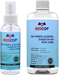 REDCOP Isopropyl Alcohol | 99.9% Pure Rubbing Alcohol [(CH3)2-CH-OH] for Computers, Laptops, Mobiles, Gaming