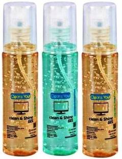 DARix Screen Cleaning Gel Includes Cloth for Computers, Laptops, Mobiles, iPad Screens Camera Lens Glasses Sunglasses TV Screens LED LCD Screens (300ml) for Computers, Laptops, Mobiles (PACK 3) for Computers, Gaming, Laptops, Mobiles