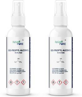 RIGHTPURE Iso-Propyl Alcohol 99.9% Spray 100 ml (Pack of 2) for Computers, Gaming, Laptops, Mobiles