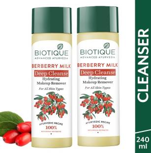 BIOTIQUE Bio Berberry Hydrating Cleanser For All Skin Types, 120Ml (Pack Of 2) Face Wash