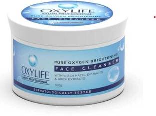 Oxylife Pure Oxygen Brightening Face Cleanser 500gm with Witch Hazel Extract Face Wash