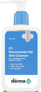 The Derma Co 2% Niacinamide Oily Skin Cleanser for Sensitive, Oily & Combination Skin Face Wash