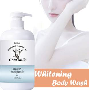 Latibule Goat milk Mousse body wash whitening shower gel SKIN SMOOTHENING GEL Face Wash