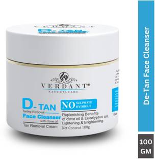 Verdant Natural Care De-Tan Face Cleanser | Tan Removal Cleanser | Anti-Tan Face Cleanser for Women Face Wash