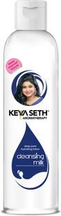 KEYA SETH AROMATHERAPY Cleansing Milk - Gentle Soft Deep Hydrating Cleanser Dirt & Makeup Remover. Face Wash