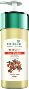BIOTIQUE BERBERRY MILK Deep Cleanse Hydrating Make Remover Face Wash