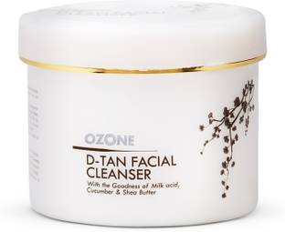 OZONE D Tan Facial Cleanser with the Goodness of Cucumber, Milk & Shea Butter Face Wash