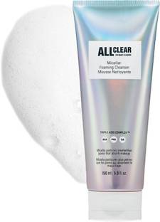 The Face Shop All Clear Micellar All-In-One Cleansing Foam with Hyaluronic Acid, AHA & PHA Face Wash