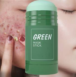 Latixmat Green Tea Mask Stick, Green Mask Stick Blackhead Remover Face Wash